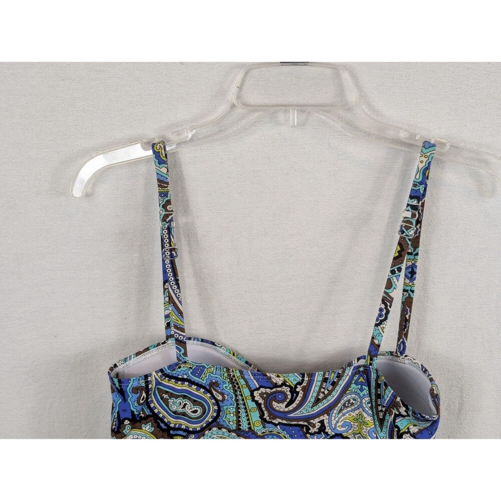 Tommy Bahama Paisley Print Tankini Swim Top Women's Size Medium - Picture 8 of 11